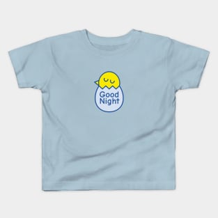 Good Night Baby Duck Vector Illustration Kids T-Shirt